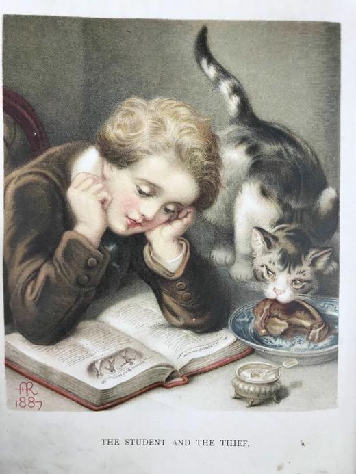 1889年 巧言小筑杂志 数百幅版画插图 漆布精装16开 商品图10