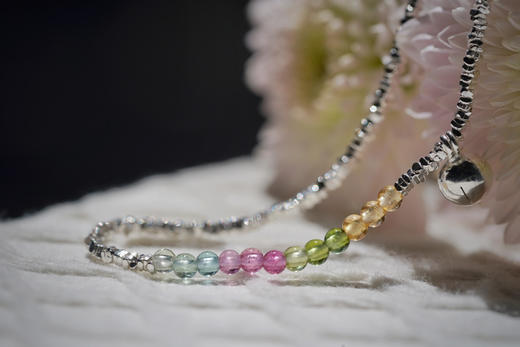 夏日限定｜碧玺碎银子脚链儿 商品图3