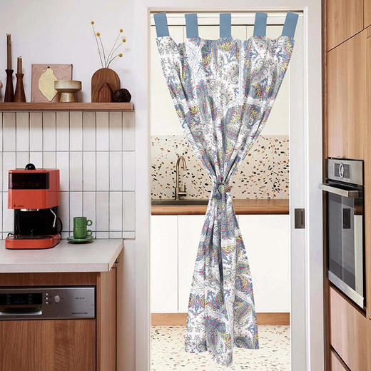 佩斯利门帘布艺隔断门帘厨房卧室入户适用 商品图1