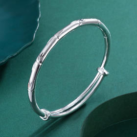 子佩集S999银【步步高升】手镯【ZCP202Y】推拉2307