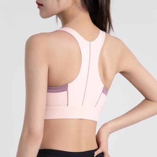 2023运动内衣女一体式前拉链工字背心聚拢跳操跑步运动健身瑜伽女 商品图1