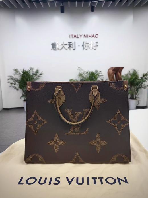【预定款】路易·威登 LOUIS VUITTON  OnTheGo MM 托特包 通勤包 经典老花配色 中号 手提单肩/肩挎包 M45321 商品图6