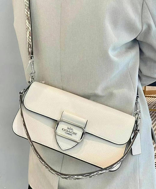 🇺🇸1480包邮！Morgan系列最受欢迎的白色🤍Coach士女酒神腋下包 商品图0