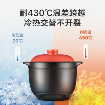 苏泊尔supor砂锅煲汤锅炖3.0L养生煲耐高温不开裂陶瓷煲绿EB30CAT01 商品图6