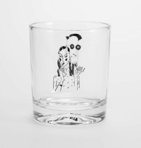 张光宇 徐志摩/须知小姐玻璃杯