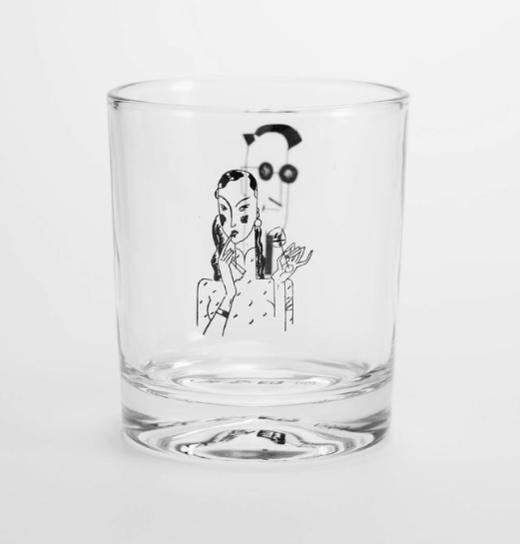 张光宇 徐志摩/须知小姐玻璃杯 商品图0