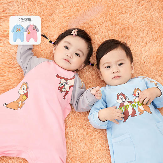 英氏婴儿哈衣弹力抗皱衣服秋冬新款迪士尼系列YRHAJ31405A  YRHAJ31406A 商品图1