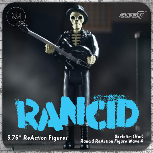 现货 Super7 Rancid 挂卡系列4 Skeletim Hat 商品图0