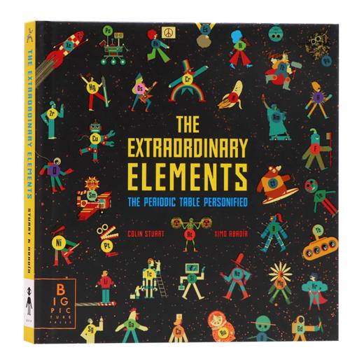 超凡化学元素周期表 英文原版绘本 The Extraordinary Elements 儿童科普绘本 精装插图版 化学基础知识获取 儿童趣味读物 商品图0