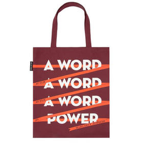 笔耕不辍是为力 阿特伍德 托特包 帆布包 文创周边 英文原版 A WORD IS POWER TOTE