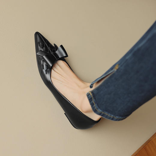 柔软舒适，内里全羊皮超级软尖头单鞋DB-M5637 商品图8