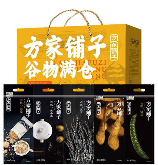 方家铺子 谷物满仓有机杂粮礼盒2400g/礼盒装 商品图5