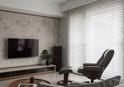 【香格里拉帘-紫苏叶系列】全遮光防眩晕/遮光遮阳帘/客厅卧室阳台办公室 商品图0