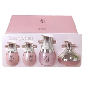 【爆款超低价预售 急单慎拍】韩国进口LG后秀雅韩小样天参雪润水乳精华面霜试用装旅行装抗衰老