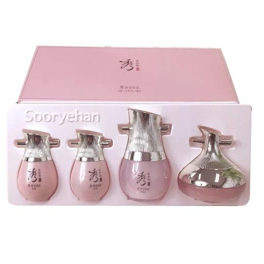 【爆款超低价预售 急单慎拍】韩国进口LG后秀雅韩小样天参雪润水乳精华面霜试用装旅行装抗衰老 商品图0