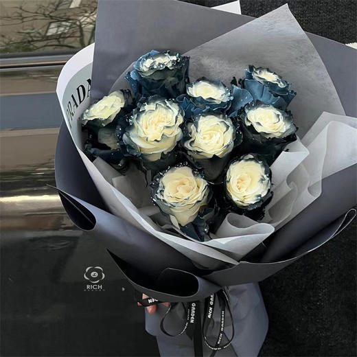 高端奢华花礼定制厄瓜多尔银河玫瑰花束鲜花速递 商品图1