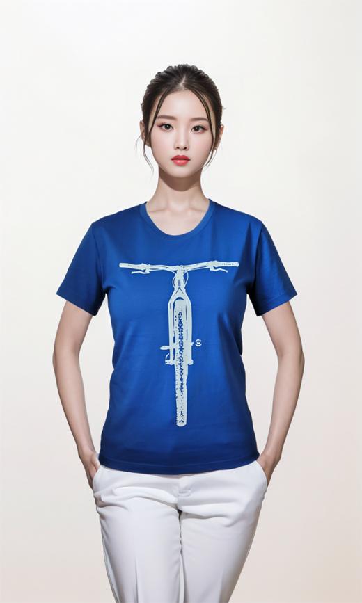 REDLAKE自我驱动T恤衫宝蓝色（男女同款） 商品图8