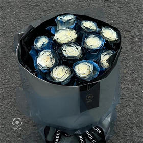 高端奢华花礼定制厄瓜多尔银河玫瑰花束鲜花速递