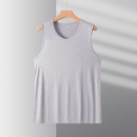 【特惠价29.9/2件！第二件0元 夏季男士背心】镂空速干个性修身网眼，无袖紧身健身潮流运动坎肩透气 商品图7