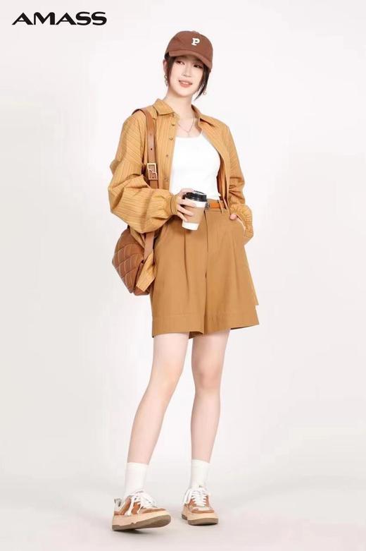 南二阿玛施2023新款高腰休闲短裤5100462 商品图2