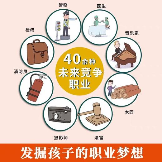 全套8册幼儿职业启蒙绘本3–6岁 儿童睡前故事书2-4-5—6岁幼儿园老师推荐大班亲子阅读书籍适合三到四岁宝宝早教书 启蒙 认知读物 商品图3