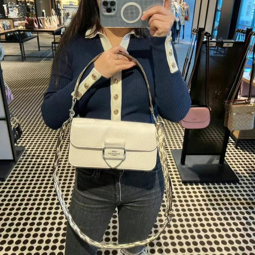 🇺🇸1480包邮！Morgan系列最受欢迎的白色🤍Coach士女酒神腋下包 商品图2