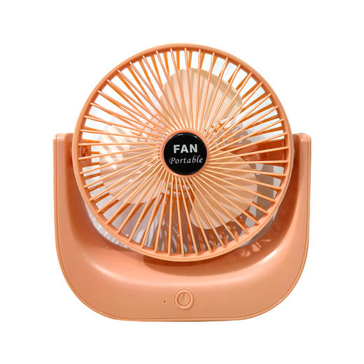 马卡龙USB充电桌面风扇（珊瑚橘/芦苇绿色） 商品图0