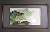 新彩青绿山水观云听瀑瓷板 商品缩略图0