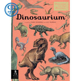 恐龙艺术插画展示 儿童科普启蒙绘本 英文原版 Dinosaurium Big Picture Press