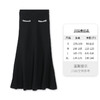东黎 • 丝绒款女士夏季针织显瘦气质a型纯色优雅半身裙 3075 商品缩略图7