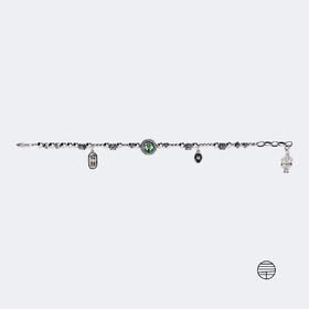 万物三千  AP吉祥绿度母925 银手链 饰品