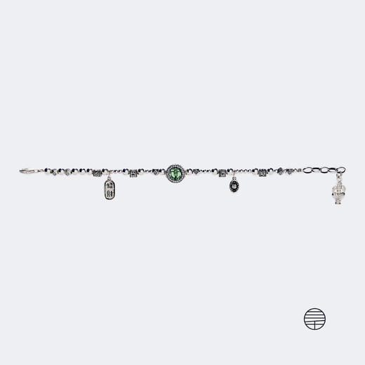 万物三千  AP吉祥绿度母925 银手链 饰品 商品图0