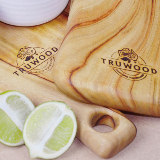 truwood澳洲樟木原木抗菌防霉实木切菜板牛排板家用粘板案板双面砧板 商品图5