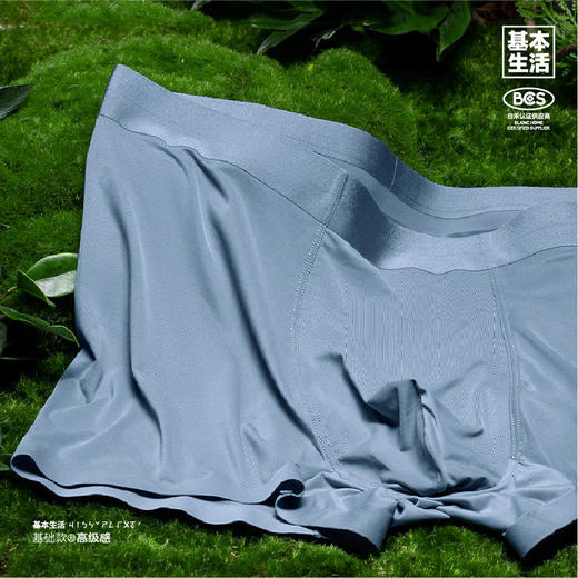 【白禾】【59.9/拍2发4条】基本生活男士平角内裤-2件装 商品图2