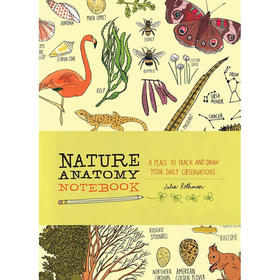 自然解剖学笔记本记录生活记录自然文创周边英文原版Nature Anatomy Notebook Place to Track and Draw Your Daily Observations