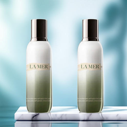 【双12嗨购节】【全球购·正装送礼袋】LA MER海蓝之谜精萃乳 补水保湿乳液125ml*2瓶 商品图0