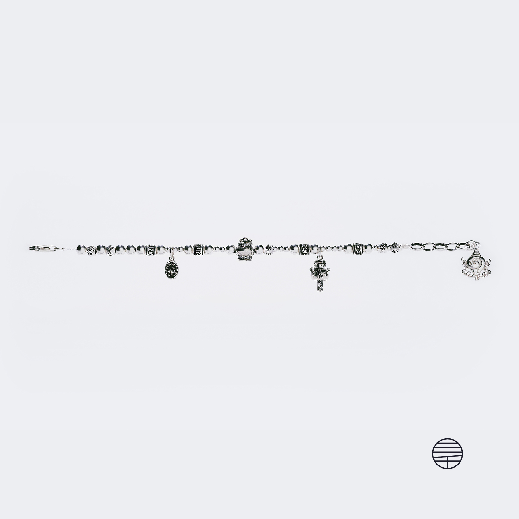 万物三千 AP吉祥健康宝瓶纯银 手链 饰品