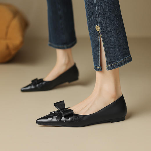 柔软舒适，内里全羊皮超级软尖头单鞋DB-M5637 商品图9