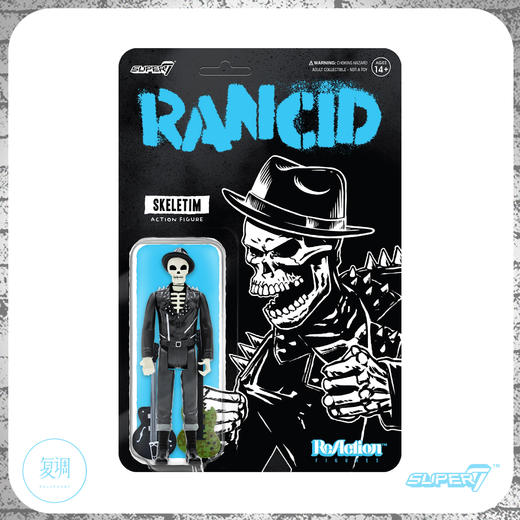 现货 Super7 Rancid 挂卡系列4 Skeletim Hat 商品图1