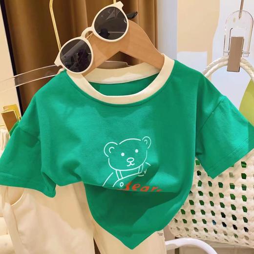 【捡漏价49.9元/2件】儿童夏2023新款纯棉薄短袖，网红卡通T恤，亲肤舒适，多色可选，中小童洋气半袖，宝宝韩上衣 商品图12