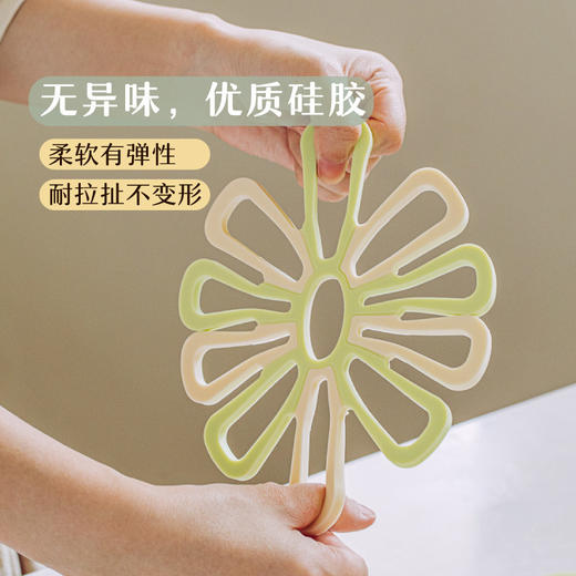  树可花时餐桌垫防烫垫子硅胶垫锅垫家用杯垫碗垫耐高温餐垫隔热垫 商品图1