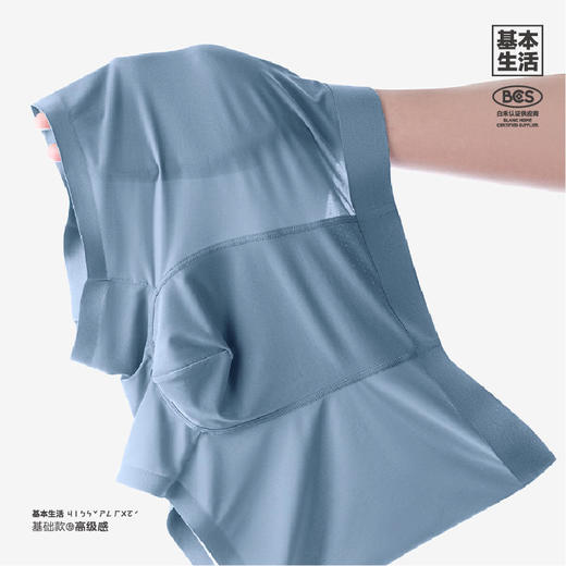 【白禾】【59.9/拍2发4条】基本生活男士平角内裤-2件装 商品图3