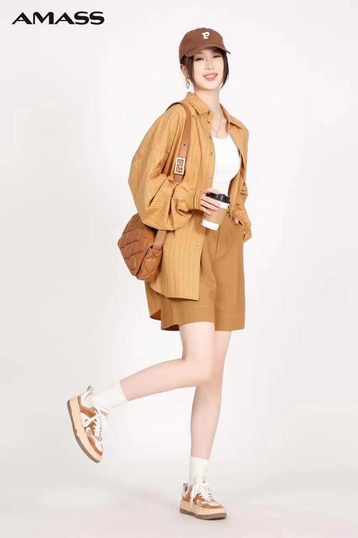 南二阿玛施2023新款高腰休闲短裤5100462 商品图1