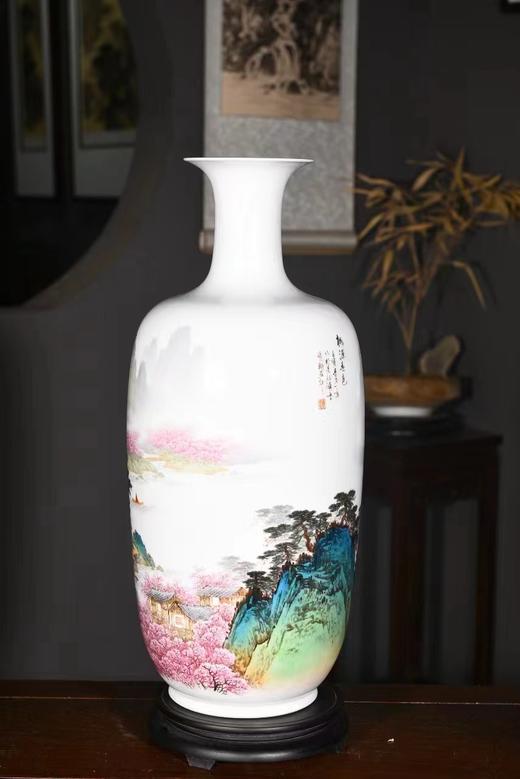 新彩桃花源赏瓶 商品图0