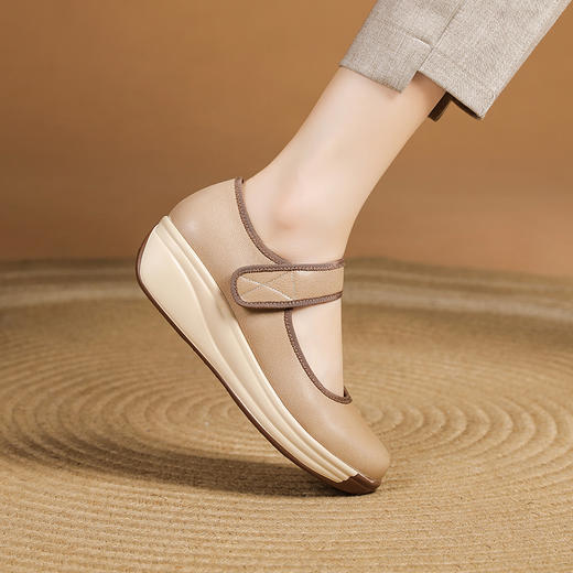 舒适新款，厚底魔术贴摇摇底单鞋XYM-k782 商品图2