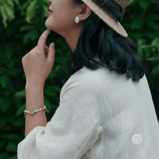 万物三千  AP吉祥绿度母925 银手链 饰品 商品图3