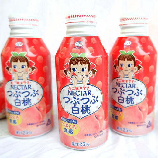 不二家白桃果汁碳酸饮料380ml 商品图2