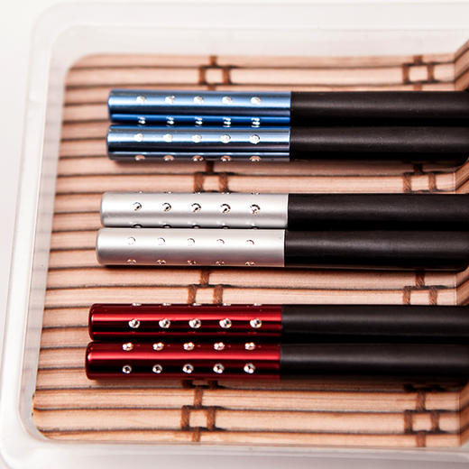 【6F】多样屋合金筷子家用耐高温6双礼盒装繁星六顺筷子 商品图4