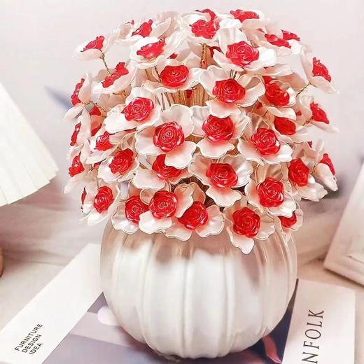 扭扭棒花束手工diy材料包加密毛根毛条绿色超密扭扭棒 商品图5