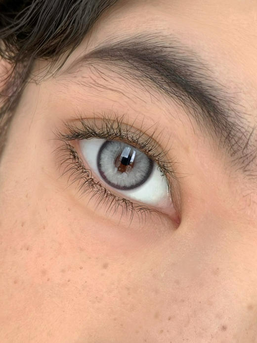 Huohuocon品牌日抛-Nagini Gray 巴洛克银珠10/片一盒 商品图12